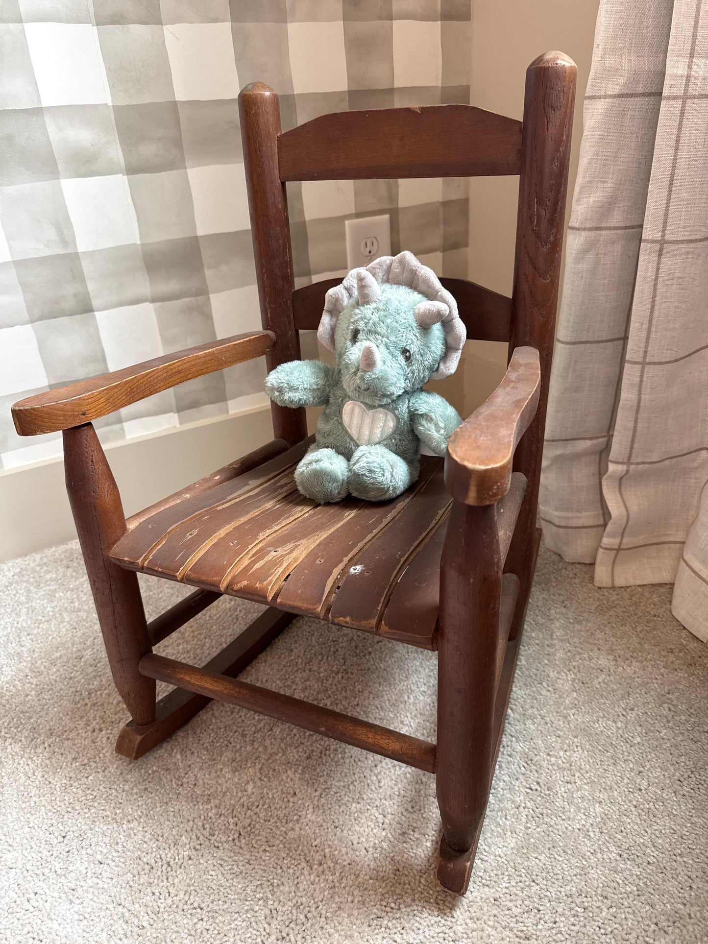 Mini Antique Wooden Rocking Chair