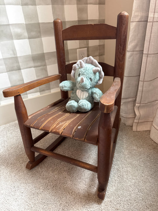 Mini Antique Wooden Rocking Chair