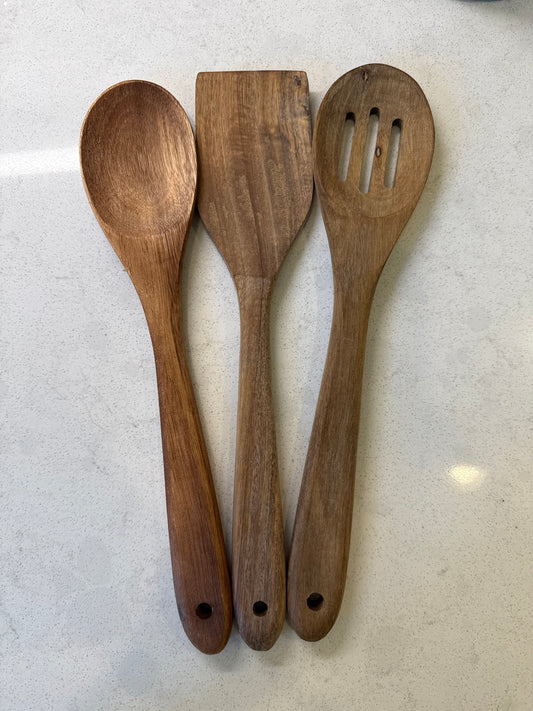 Acacia Wood Utensil Set