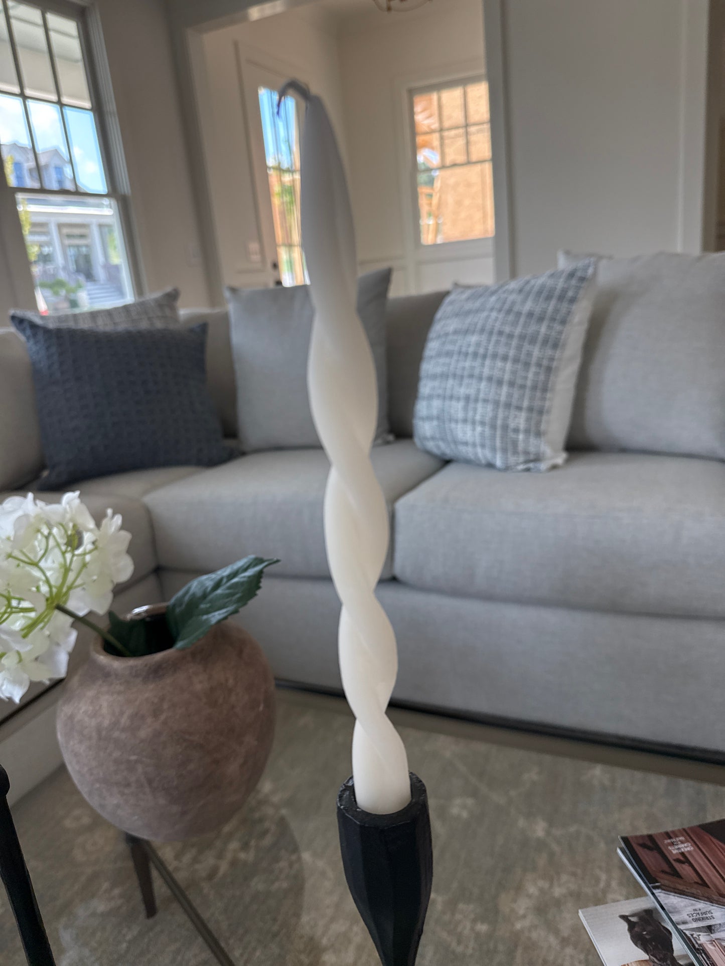 Twisted candle stick