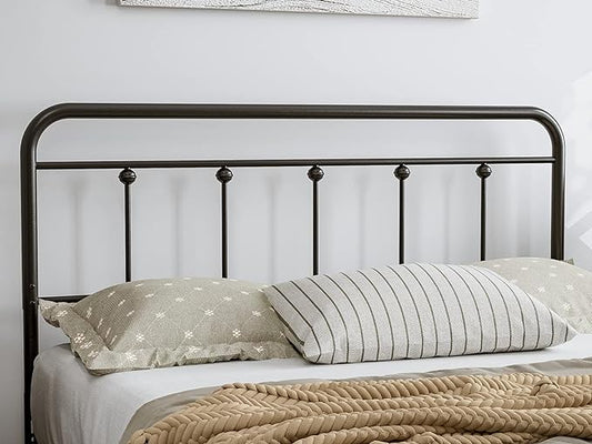 Black Metal Headboard - Twin