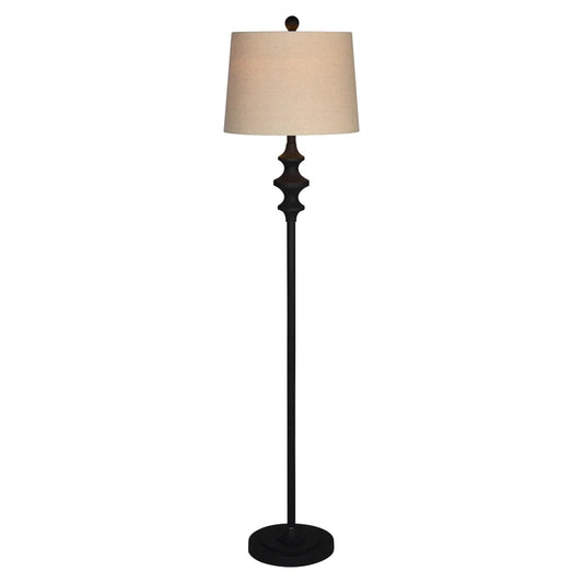 Thaddeus Floor Lamp in Black