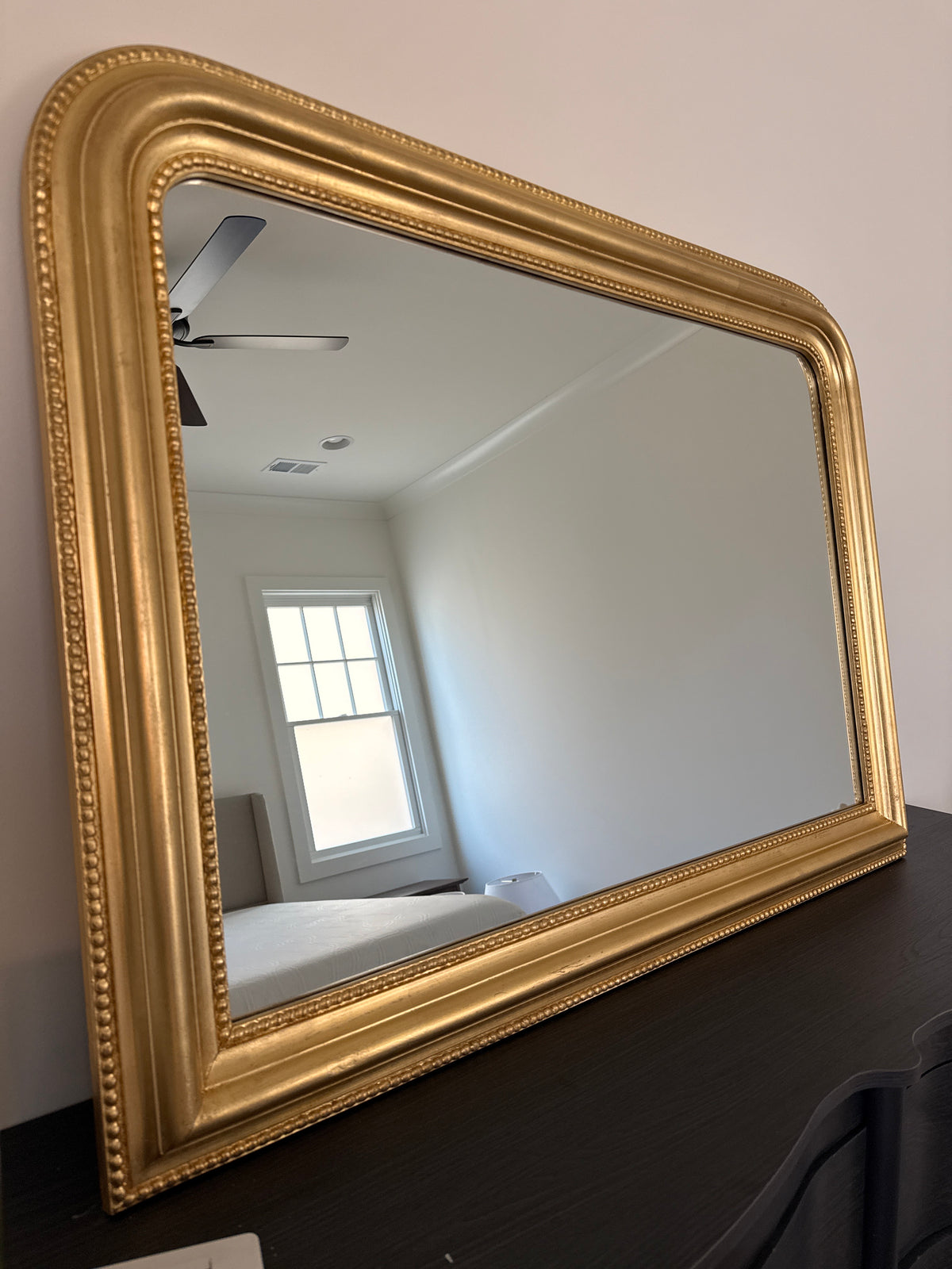 Antique Gold Arched Mirror