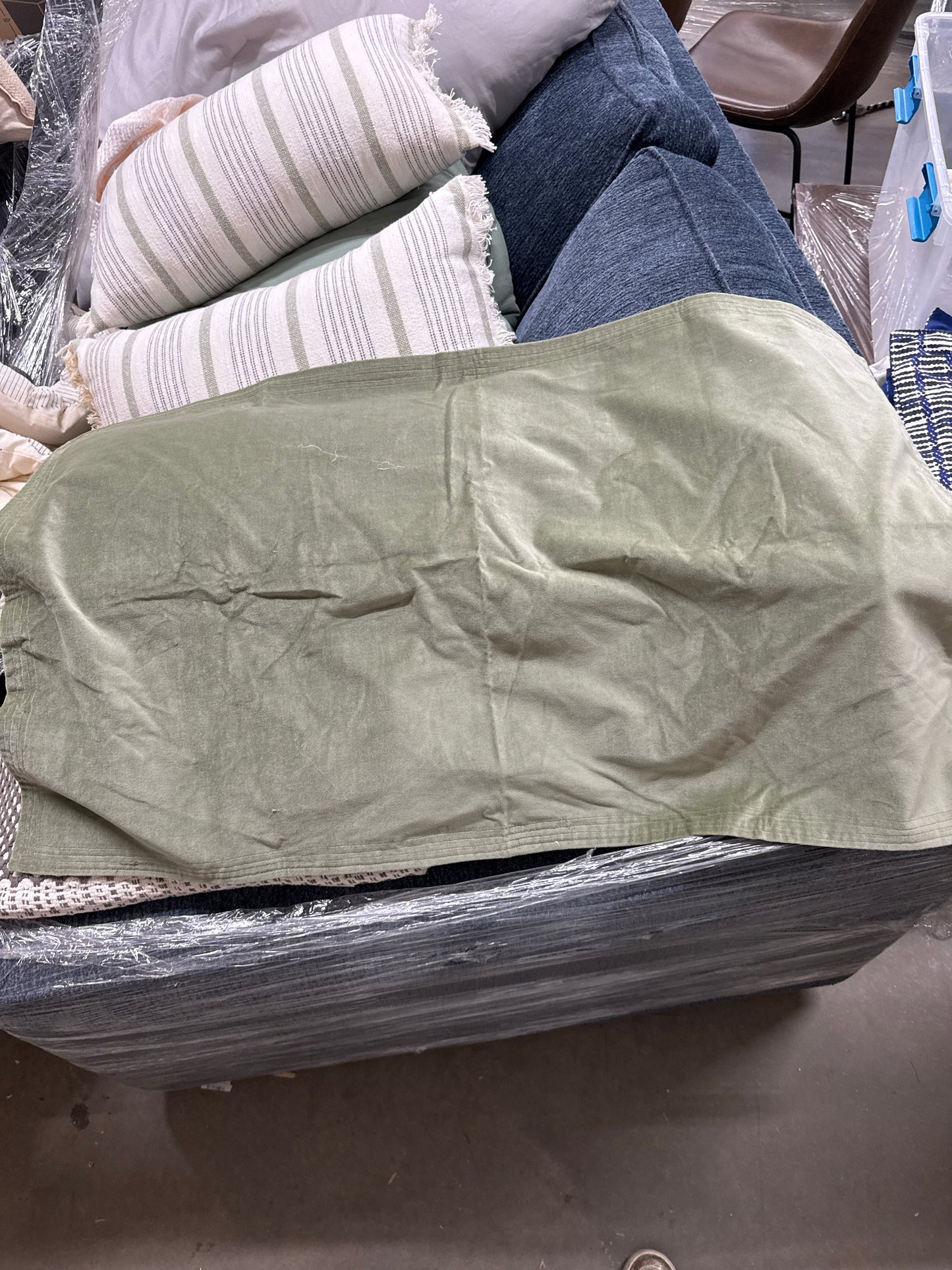 Green Velvet King Sham