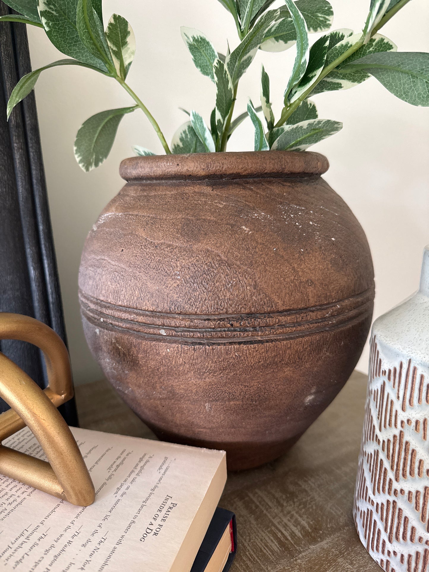 Large Brown Vase