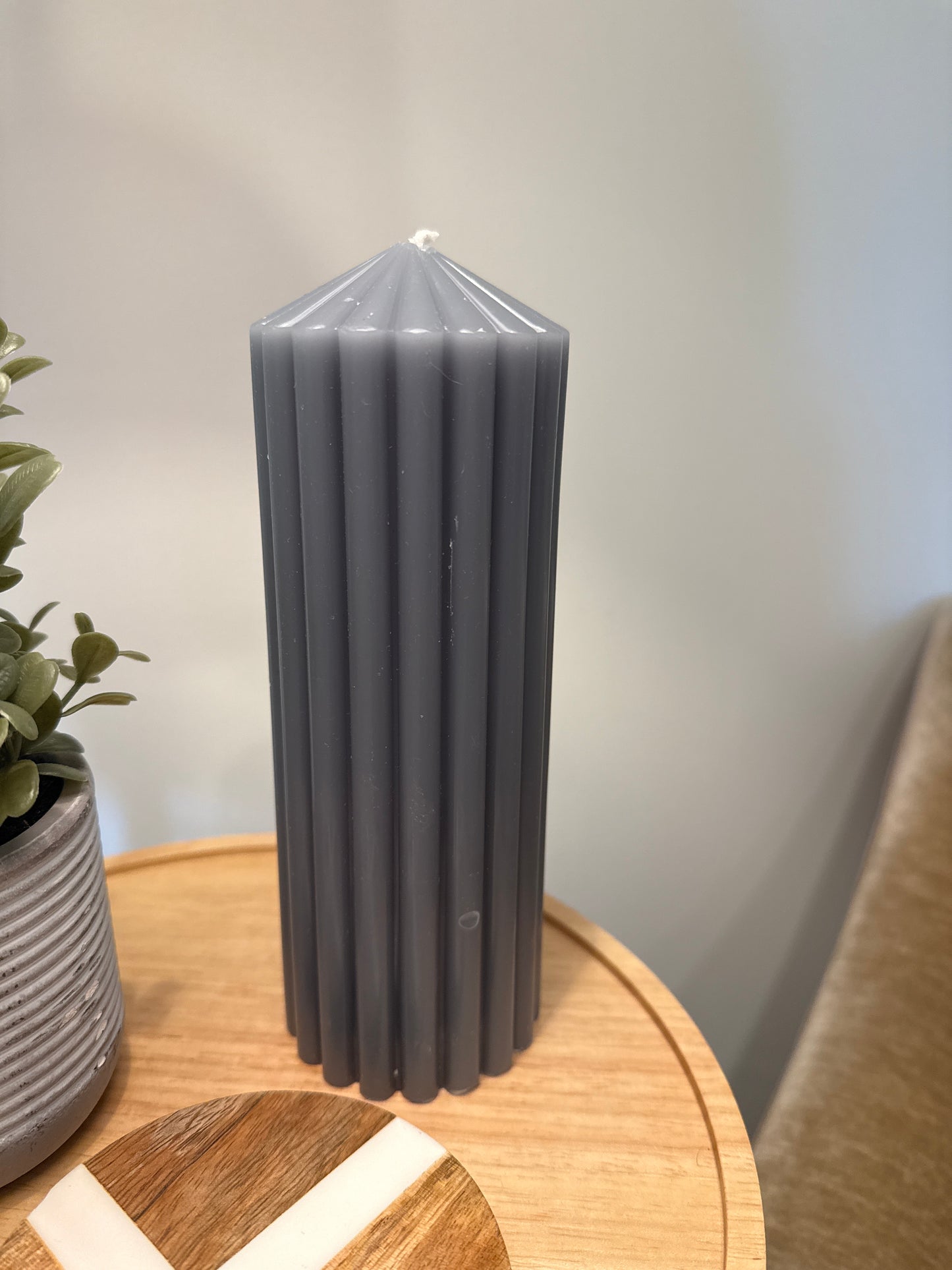 Blue Decorative Candle