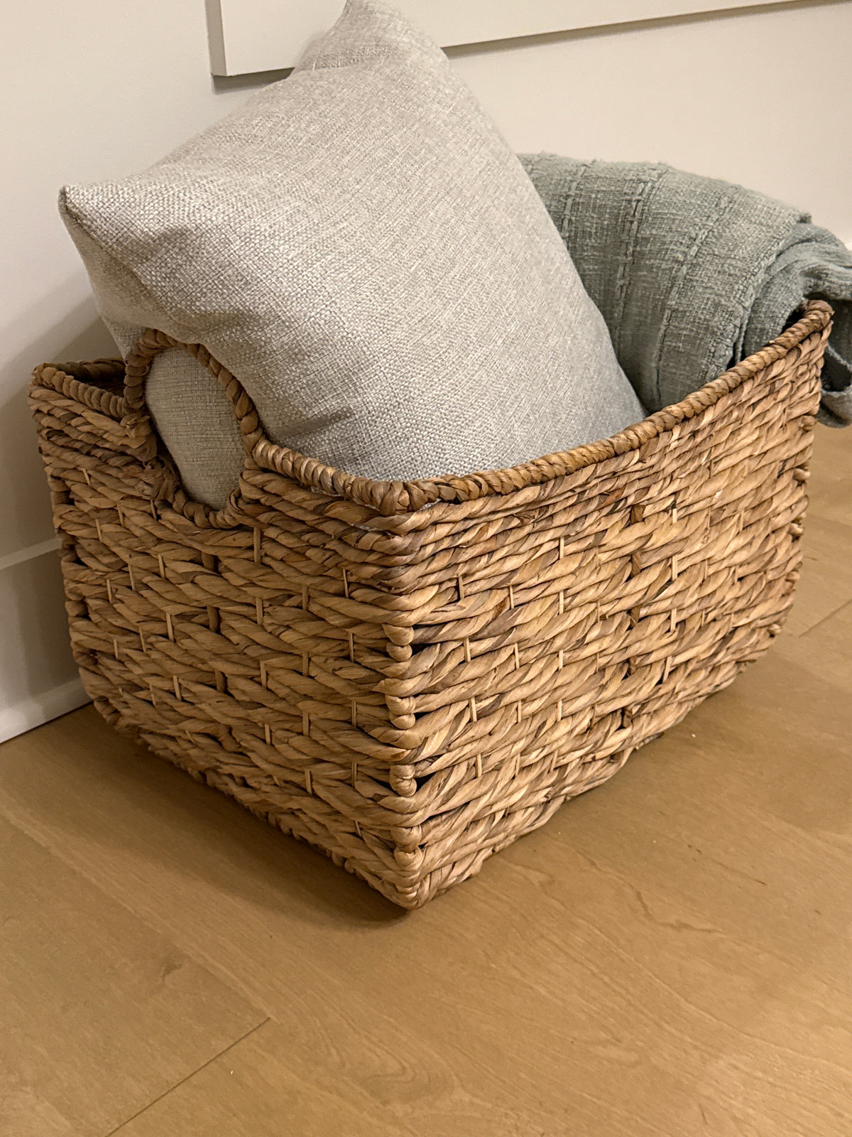 Medium Sized Rattan Storage Basket