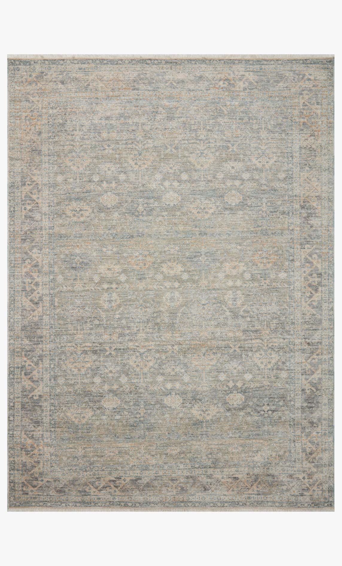 BLA-01 AR Sk7 / Beige Round Rug