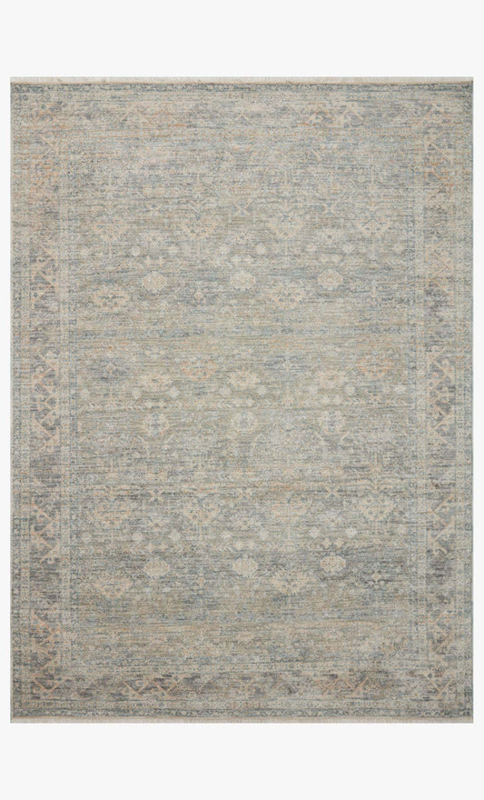 BLA-01 AR Sk7 / Beige Round Rug