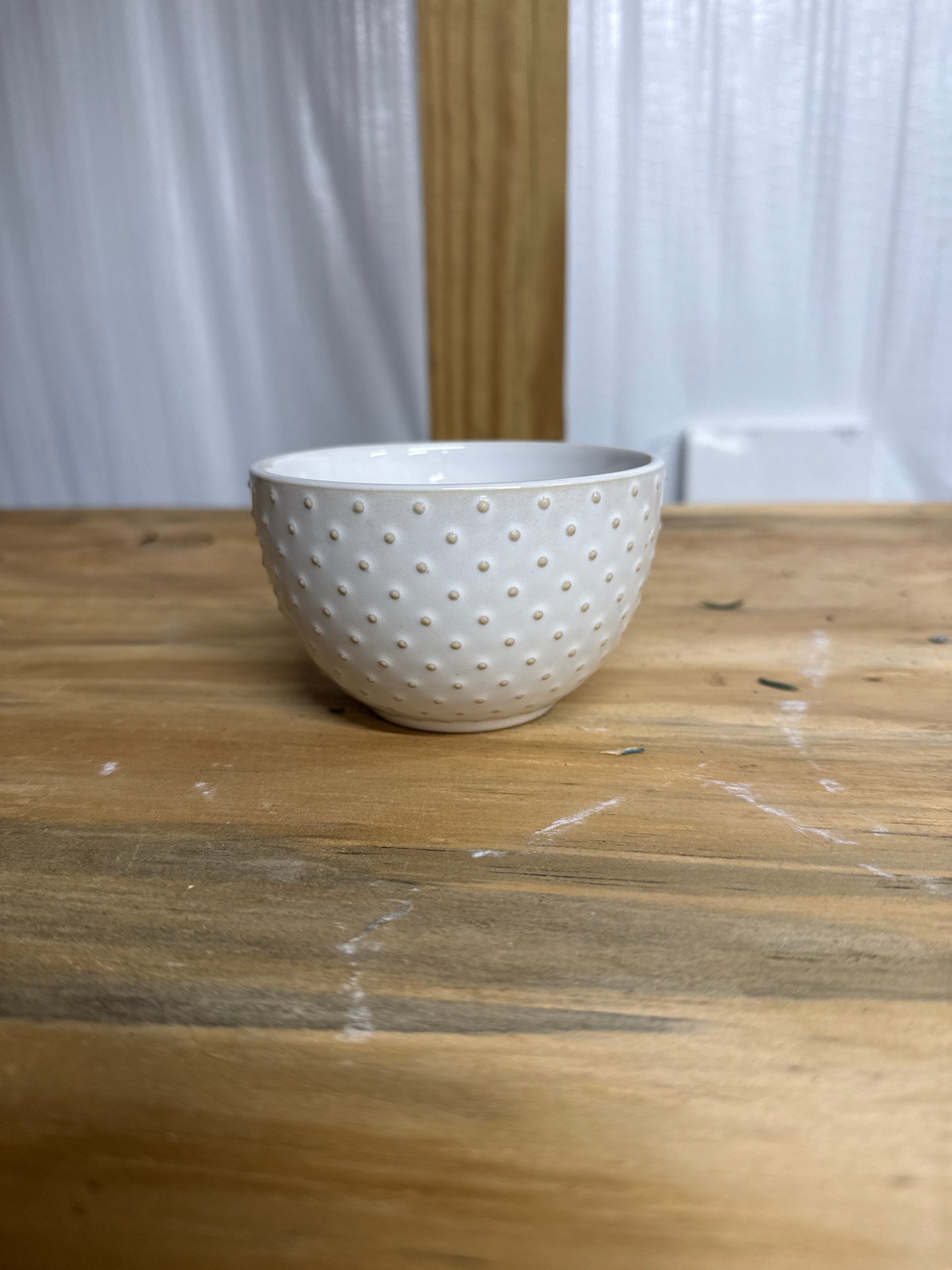 Hobnail Ceramic Bowl