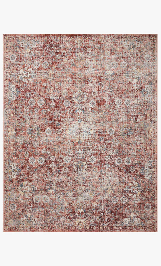 Cassandra Rust/Ivory 6'7" x 9'3"