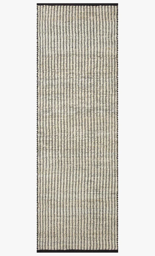 2'6x8' CON-02 AR IVORY / BLACK Runner