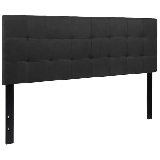 Queen Black Quilted Headboard