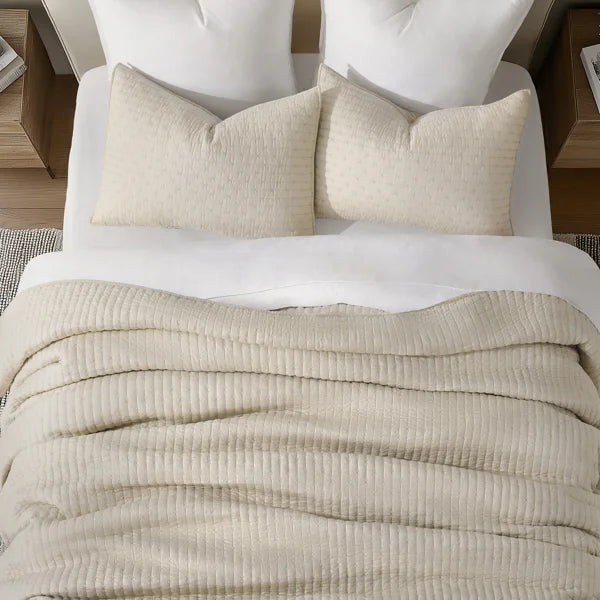 Cross Stitch Cotton Quilt - King