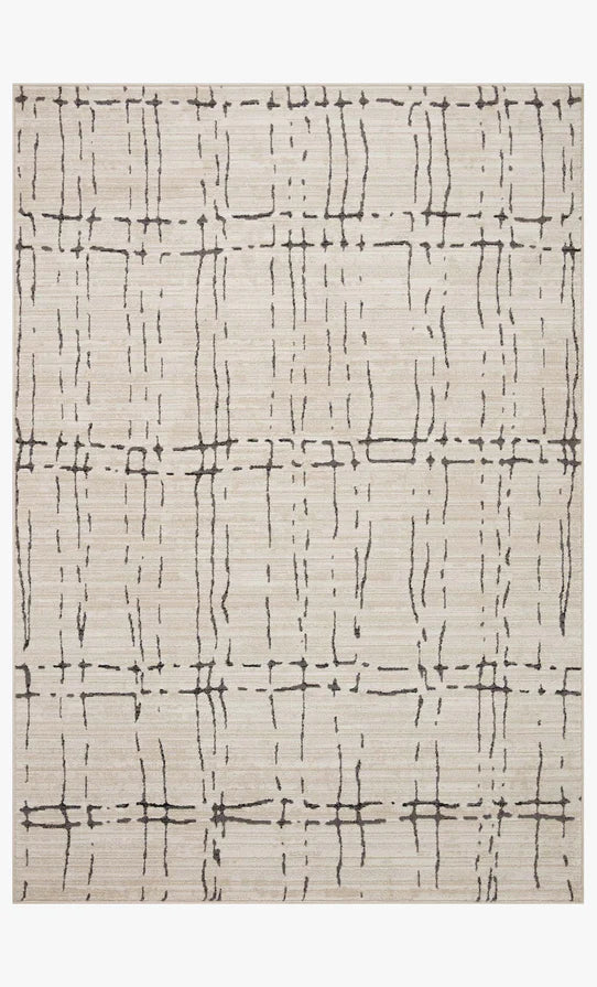 2'7x8' DAR-06 Sand / Dk. Grey Runner