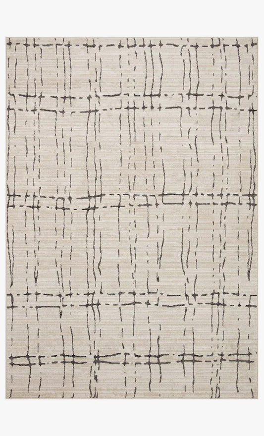 2'7x8' DAR-06 Sand / Dk. Grey Runner