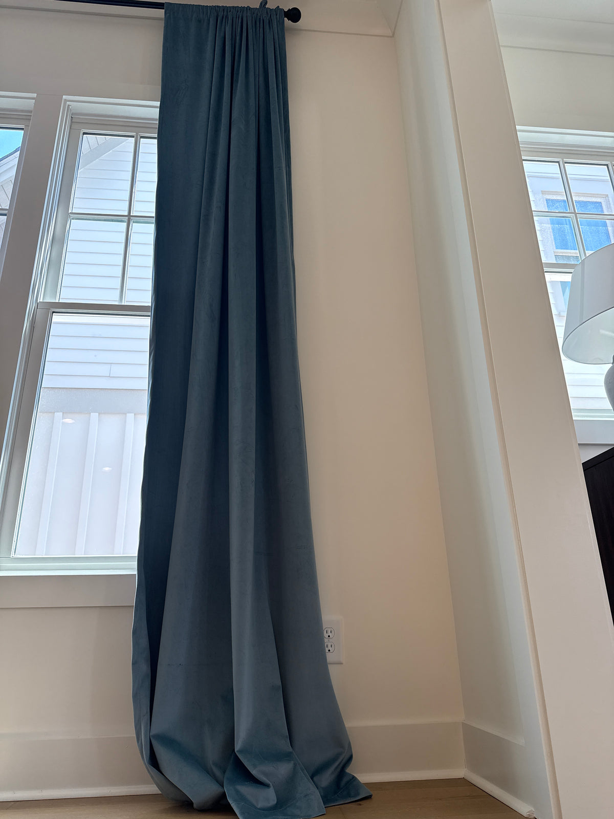 Blue Velvet 108” Curtains