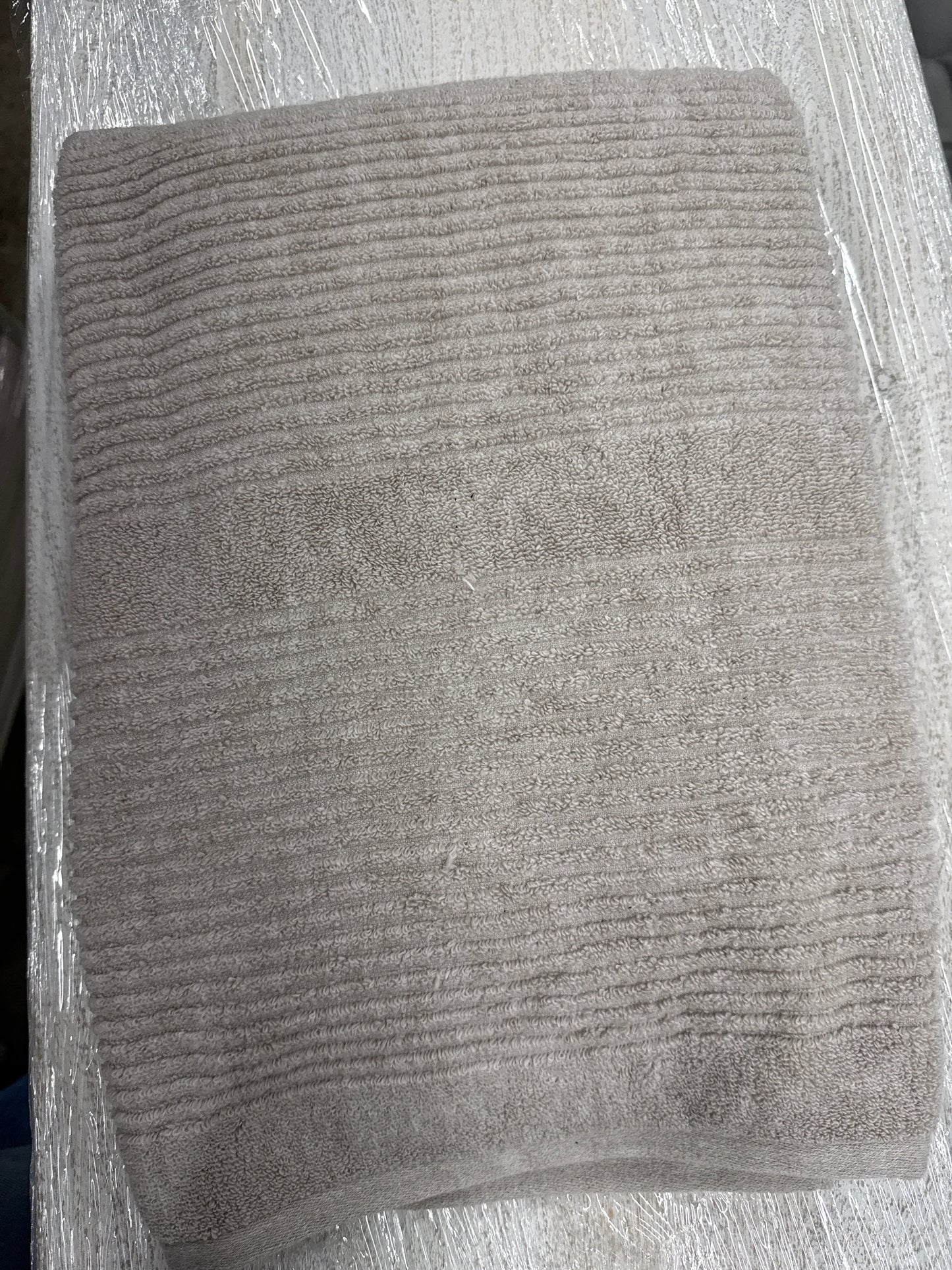 Ribbed Stripe Bath Towel