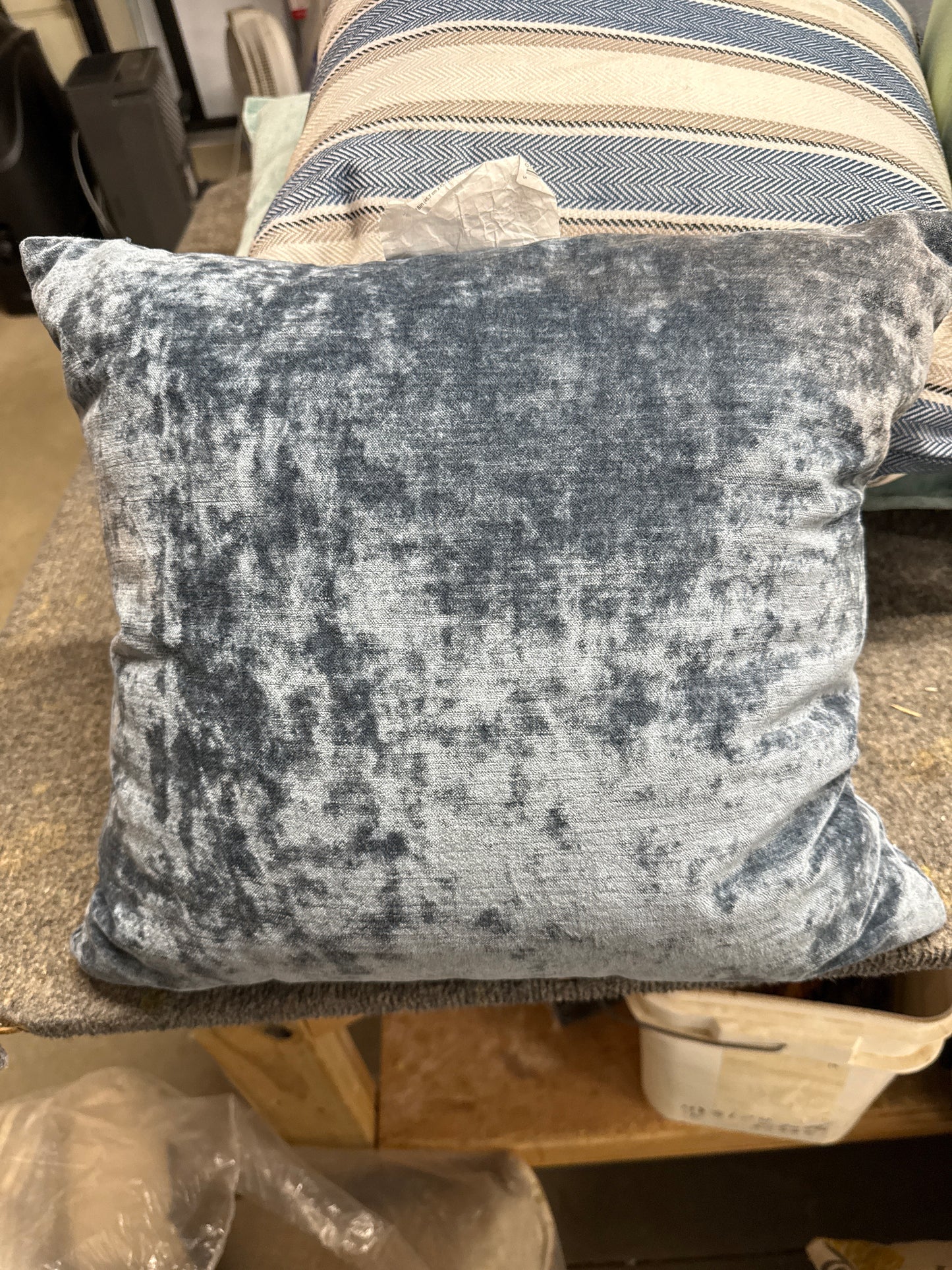 Crushed Velvet Throw Pillow