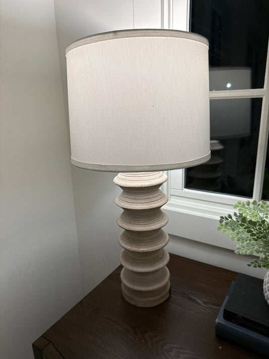 Wooden Wavy Lamp w/ USB