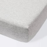 Fitted Cotton Jersey Crib Sheet Knit Heather Gray