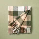 Throw Blanket Signature Green/Brown Plaid