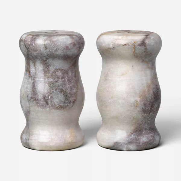 Bianco Voila Marble Salt and Pepper Shaker