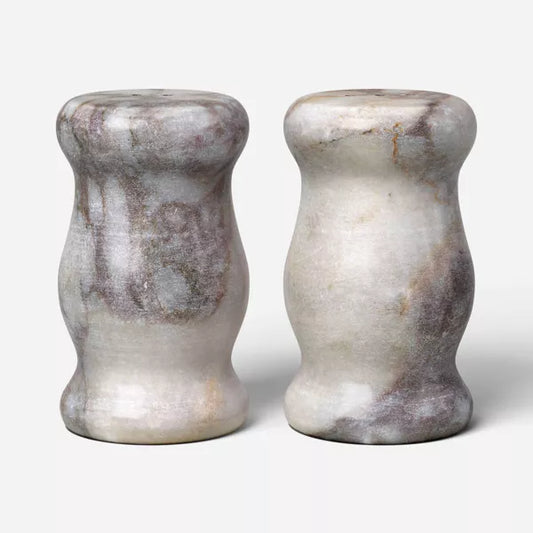 Bianco Voila Marble Salt and Pepper Shaker
