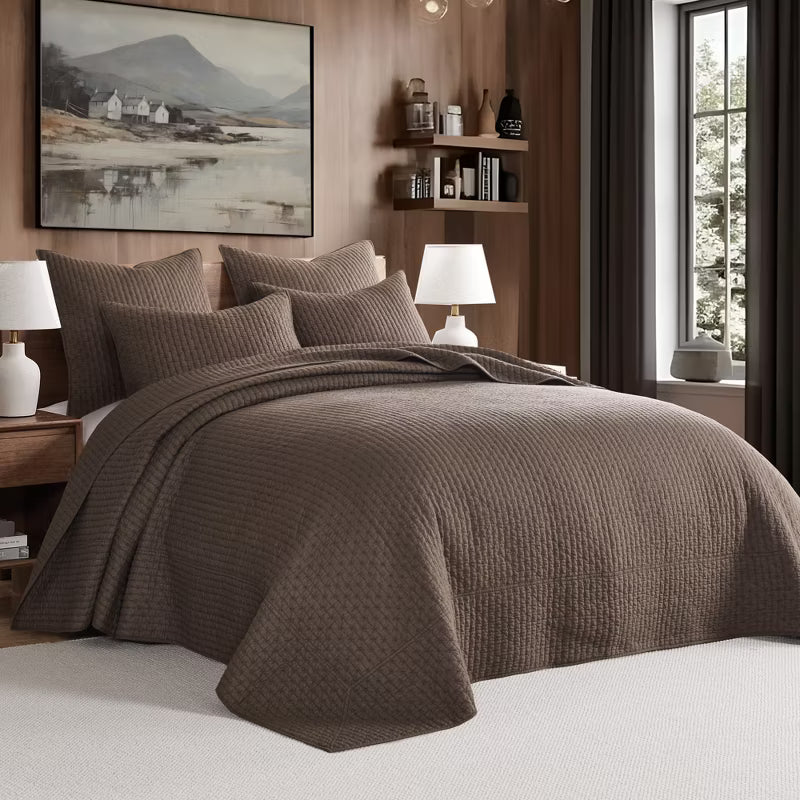 Cross Stitch Cocoa Quilt - King