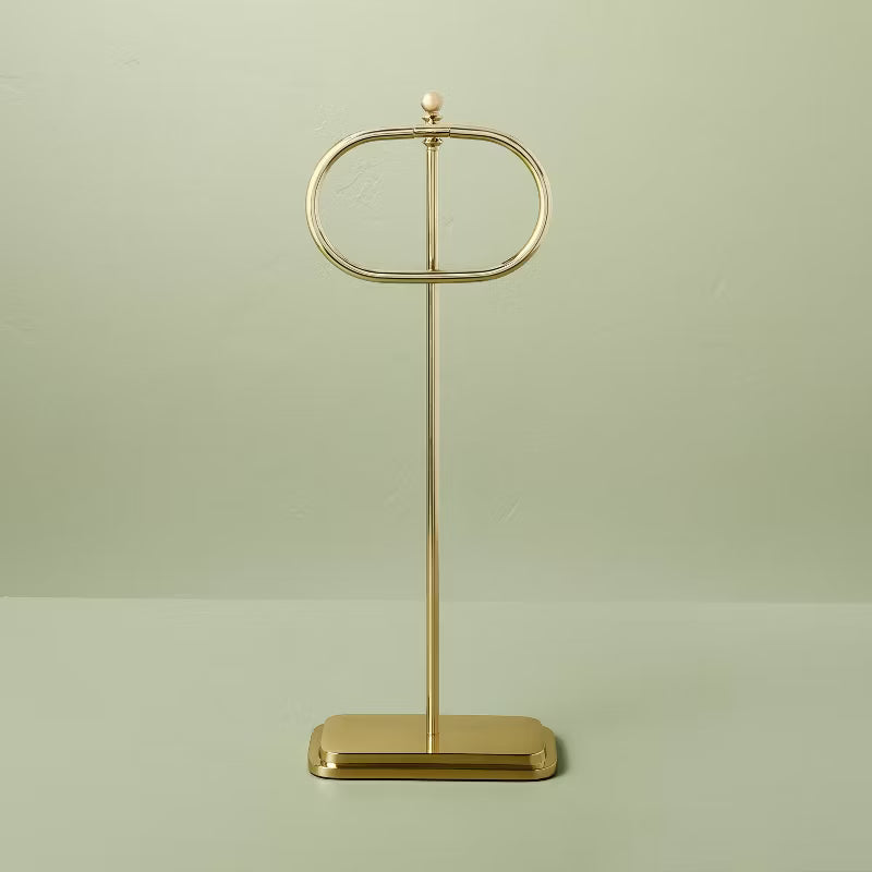 Brass Bathroom Hand Towel Stand