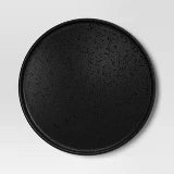 10.5" Stoneware Stella Dinner Plate Black