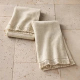 Organic Texture Hand Towel Natural