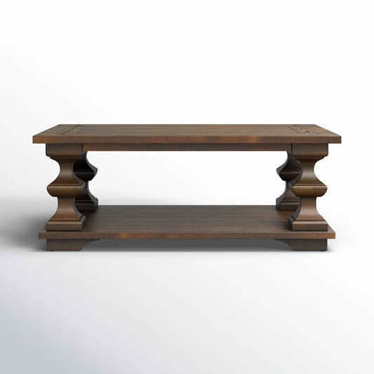 Dark Brown Traditional Coffee Table