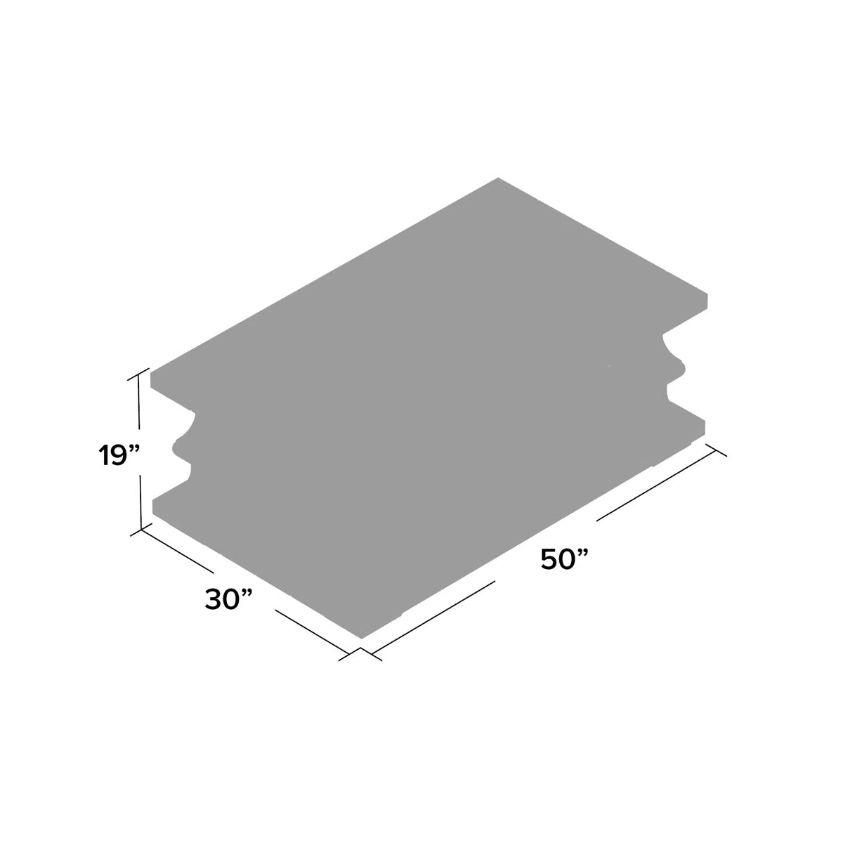 Dark Brown Traditional Coffee Table