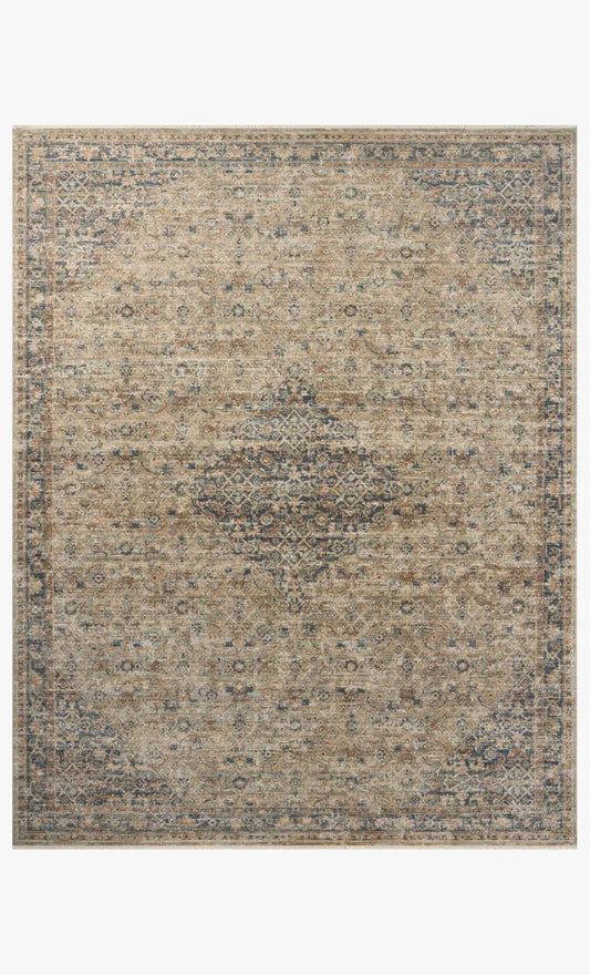 Heritage Sage/Navy Rug - 8x10