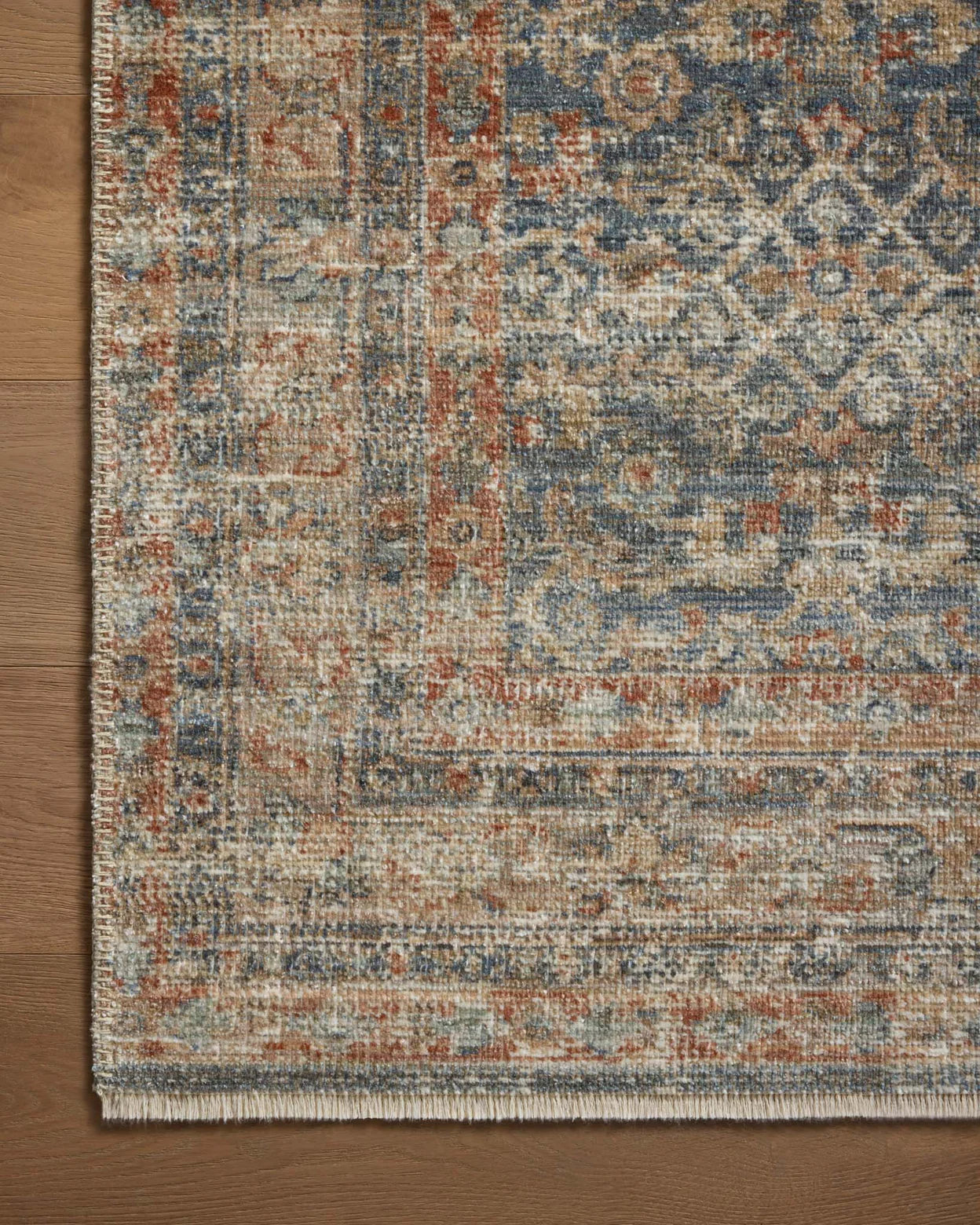 Heritage Rug Blue/Rust - 8'x10