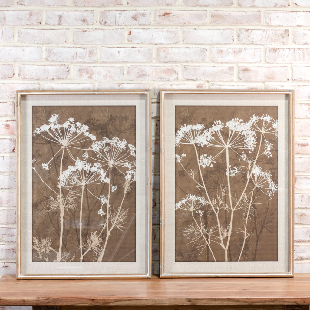 Neutral Botanical Wall Art - Set of 2