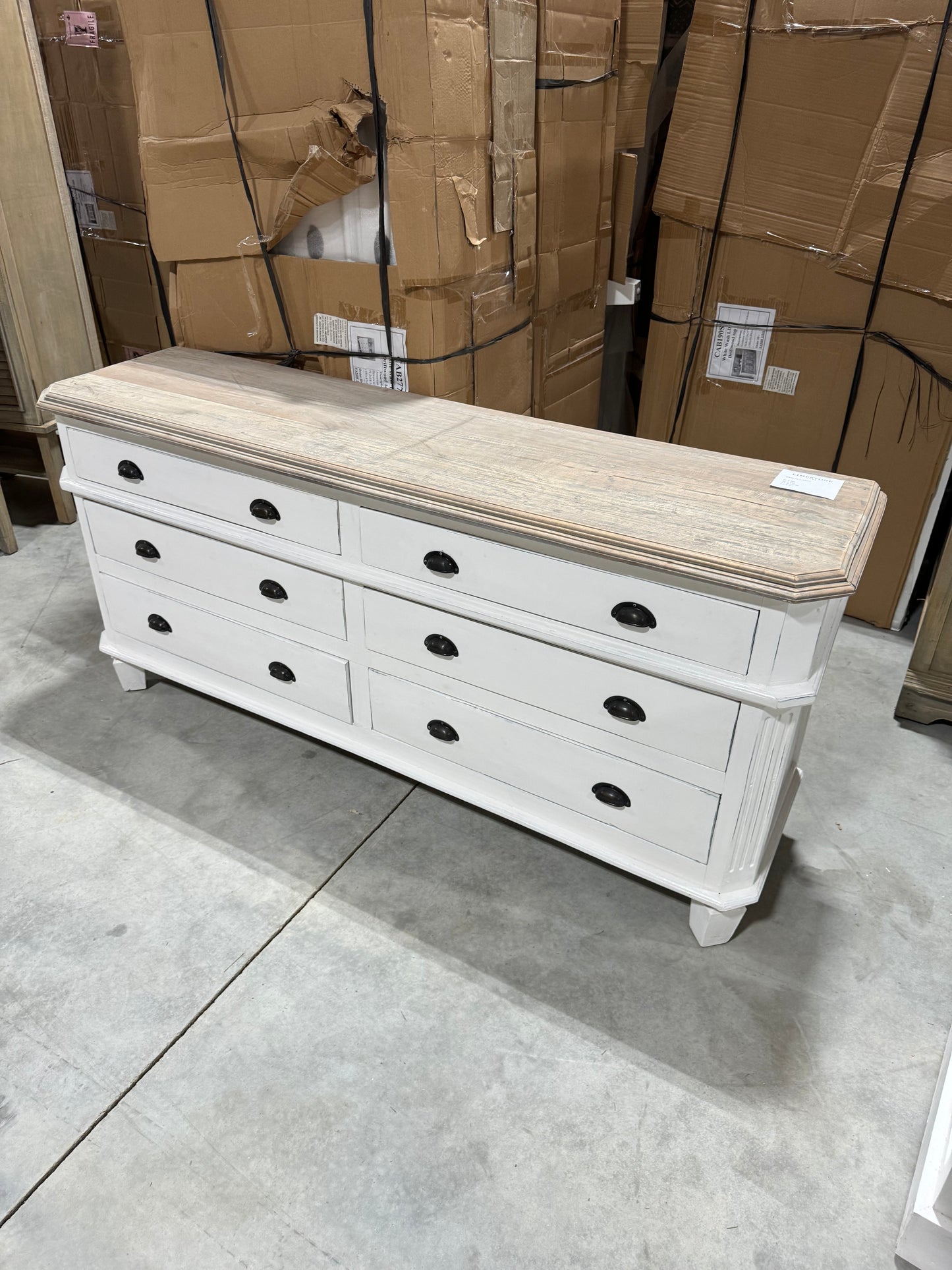 American White Chest of Drawers