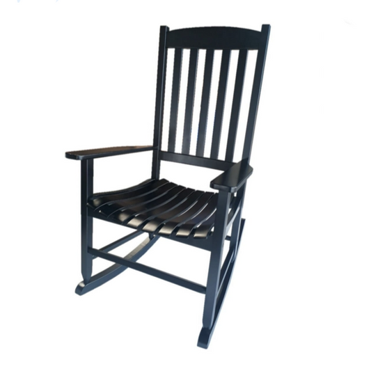 Black Wooden Rocking Chair