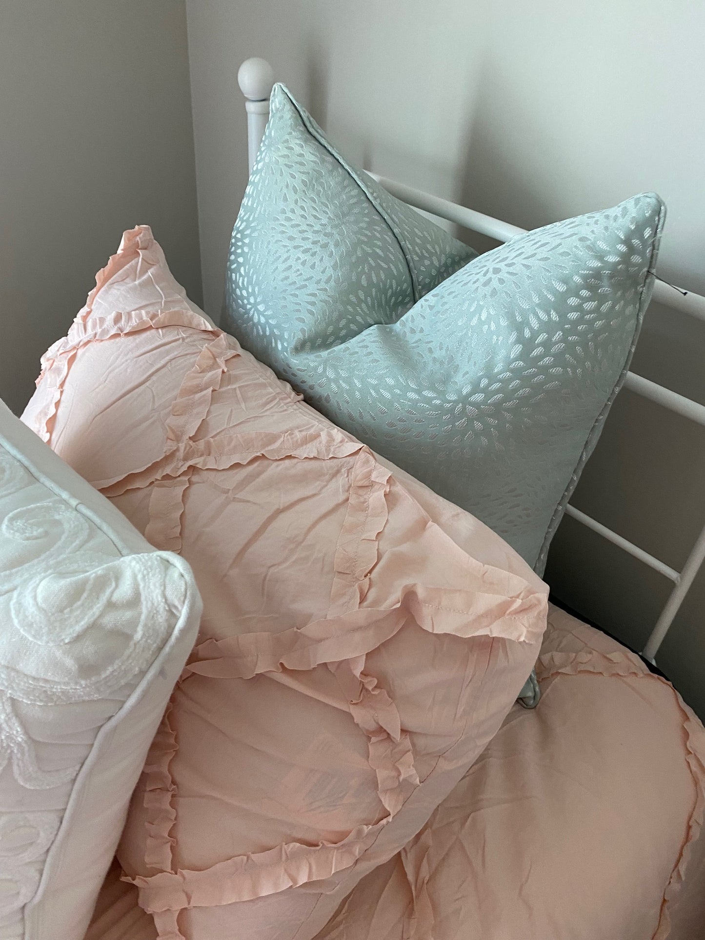 Seafoam Feather Pillow