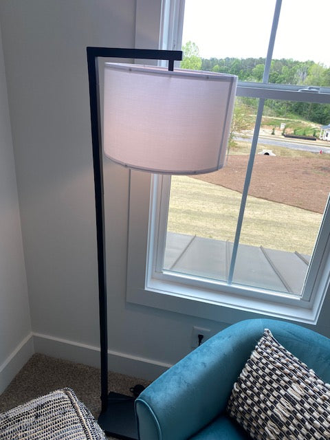 Black Metal Floor Lamp