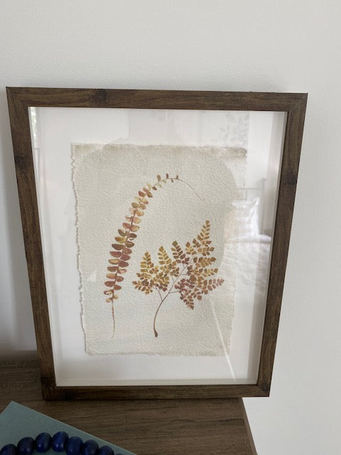 Leaf Art on Parchment