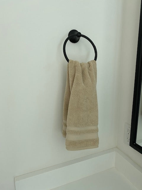 Taupe Hand Towels - Set of 2