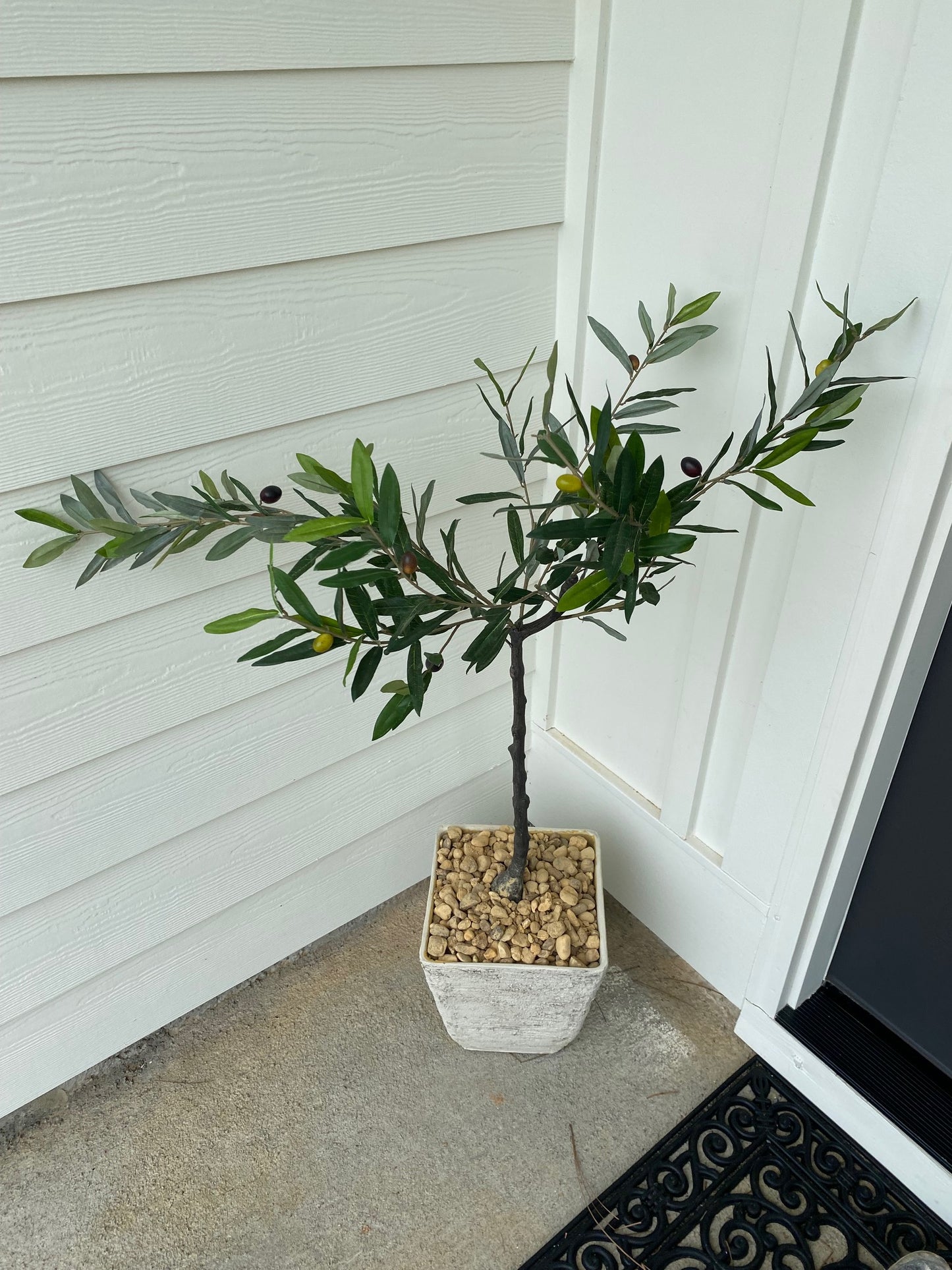 Faux Outdoor Olive Tree