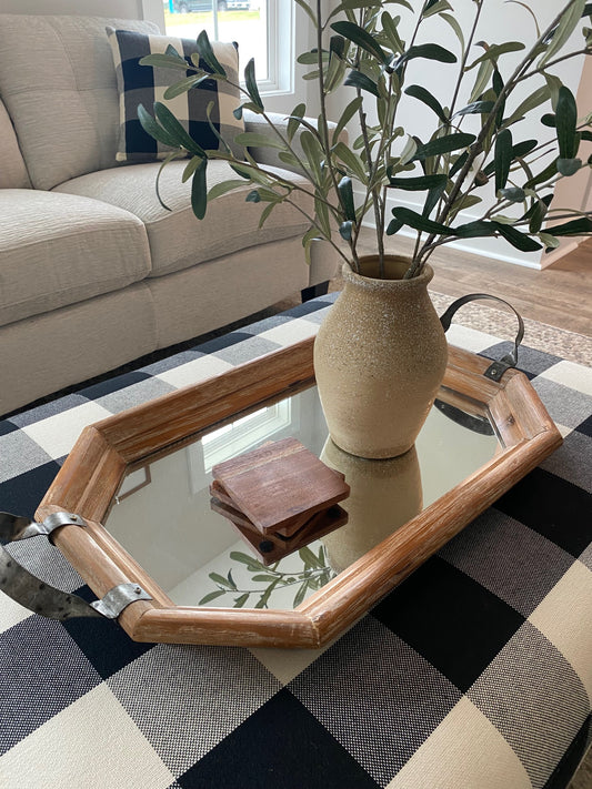 Stone Jar with Olive Branch