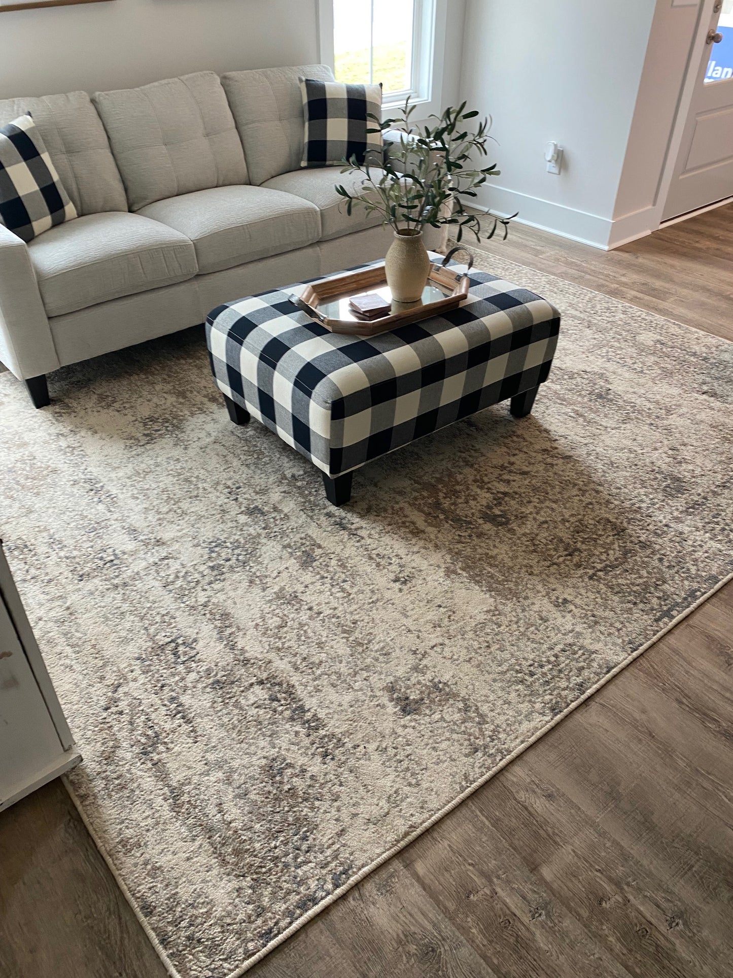 Gray Speckle Rug - 8x10