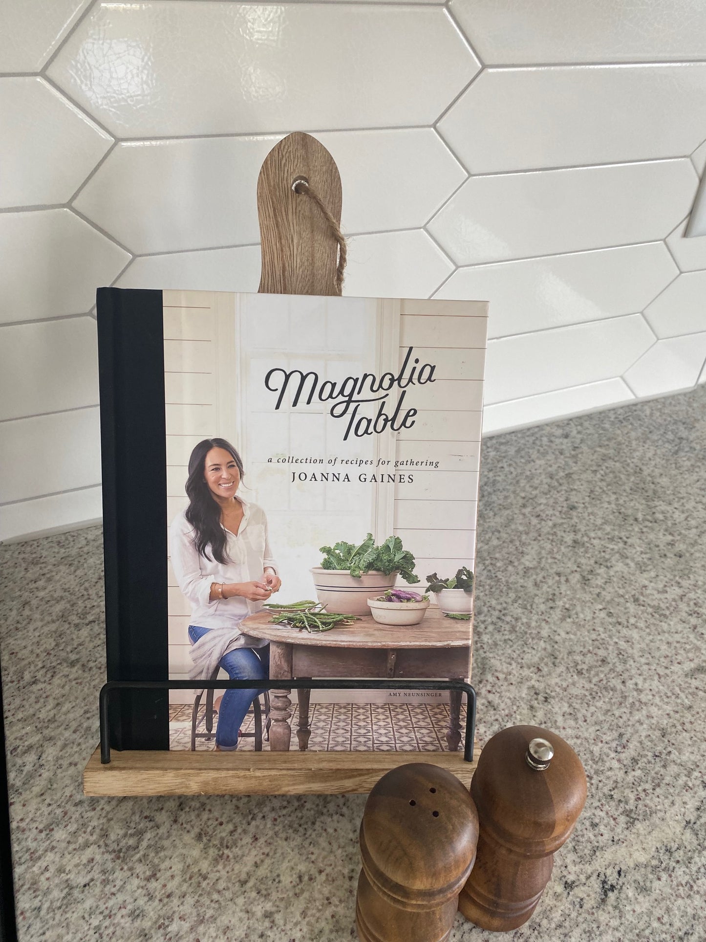 Wood Cookbook Holder