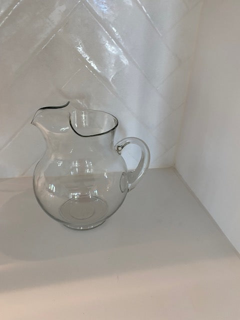 Clear Glass Pitcher