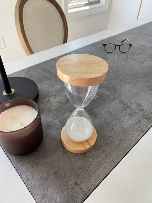 Wood Hourglass