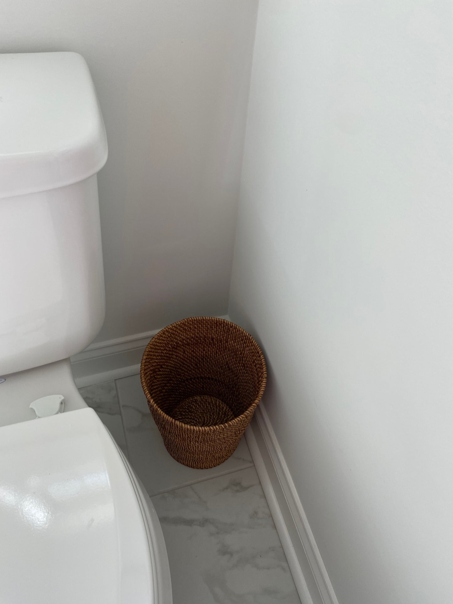 Woven Trash Basket